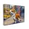 Stupell Industries Urban City Dog Walk Family Pet Painting Canvas Wall Art